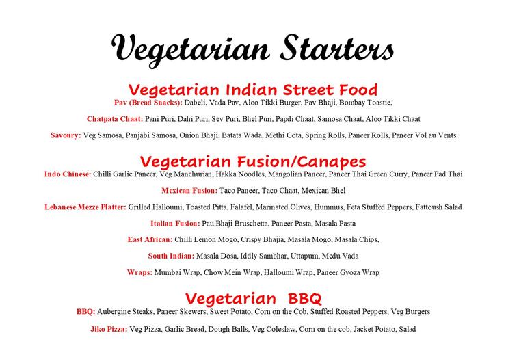 Vegetarian Street Food
